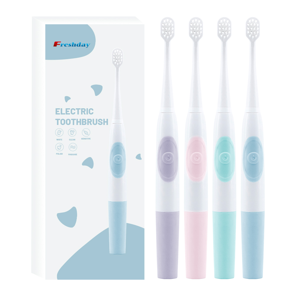 img of Wholesale Battery Waterproof IPX7 Electric Toothbrush for Adult with Replaceable Brush Heads