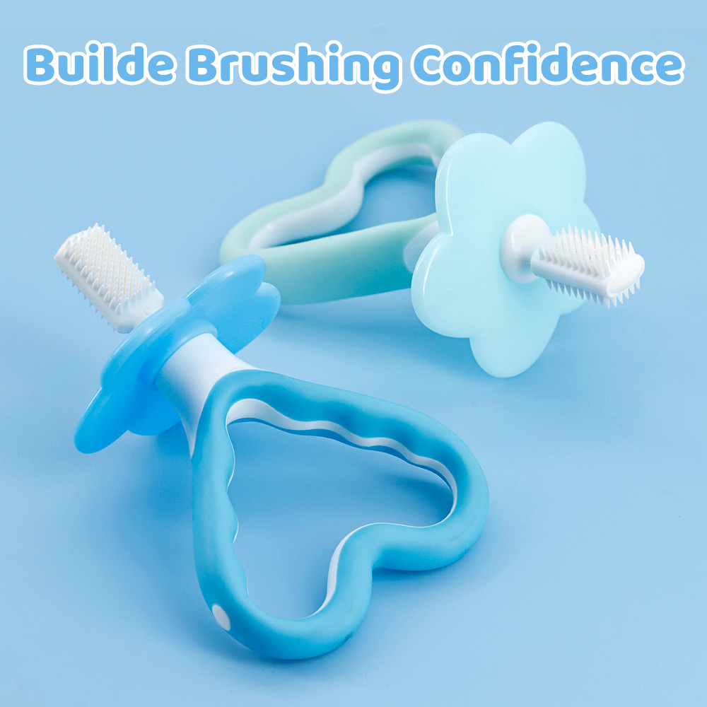 img of Wholesale BPA-Free Food-Grade Silicone Training Infant Teething Brush