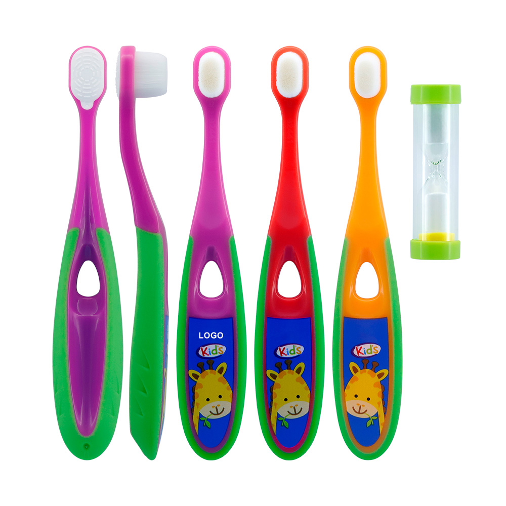 img of Wholesale Kids Ultra Soft Micro Nano Bristle Toothbrush with Tongue Cleaner