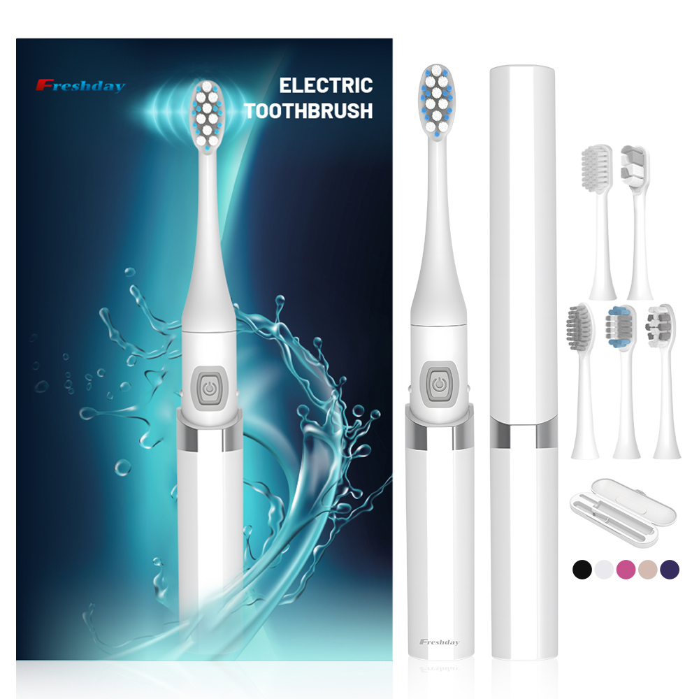 img of CE Approved Adult Battery Powered Electric Vibrating Toothbrush for Travel