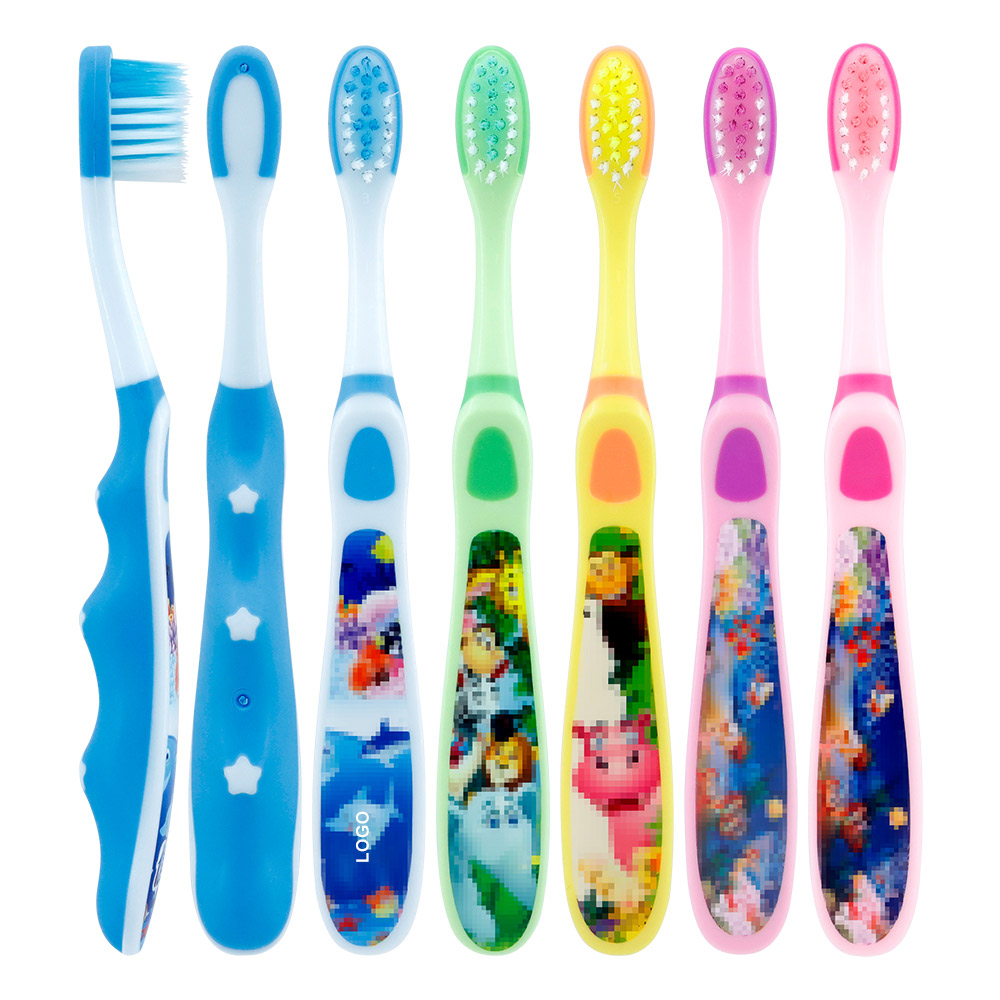 img of Custom Cartoon Design Safe Antibacterial Soft-bristled Kid Toothbrush