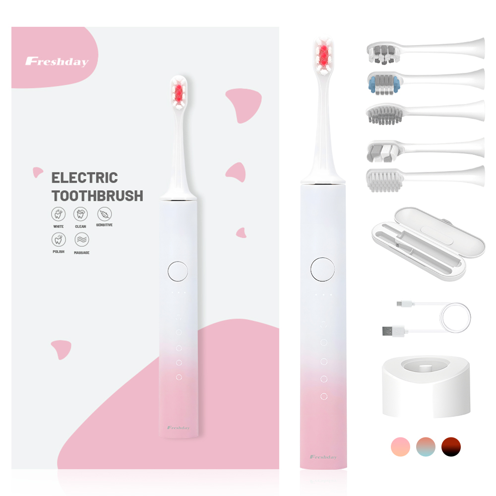 img of Wholesale IPX7 Waterproof Portable Rechargeable Ultrasonic Electric Toothbrush