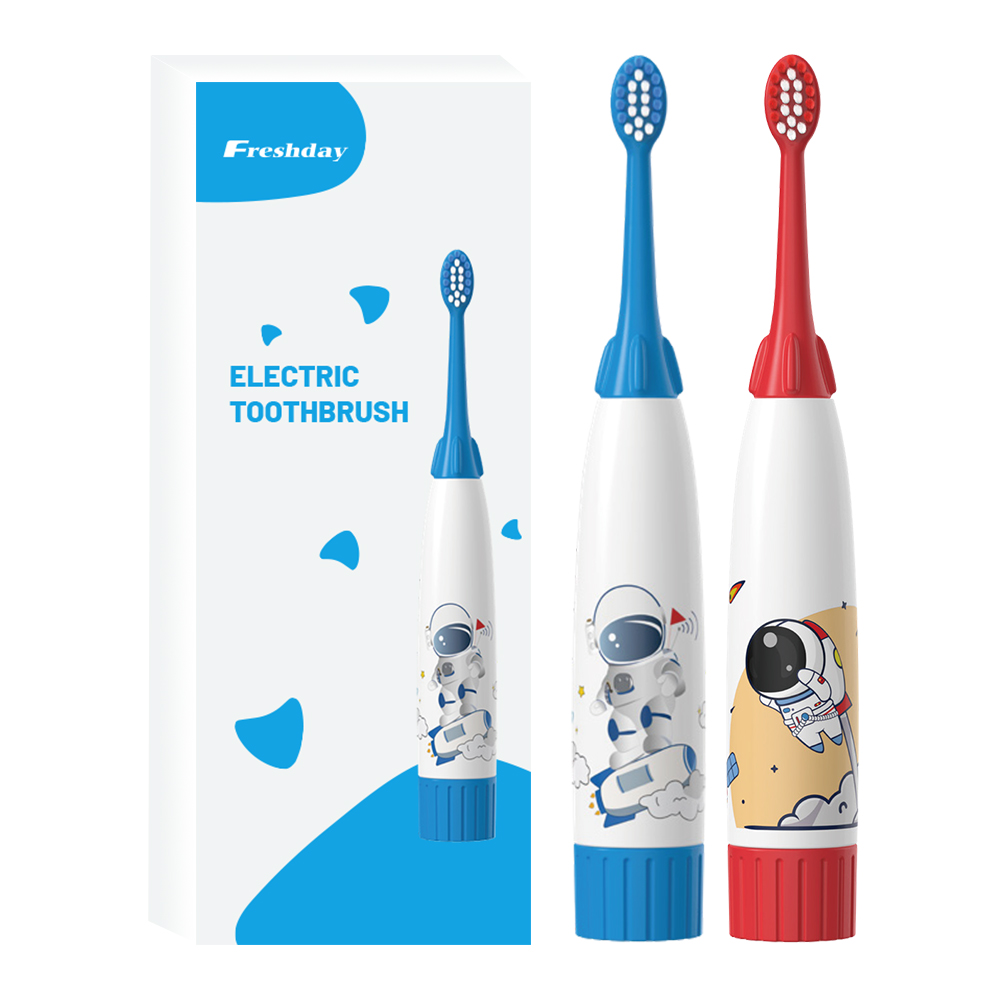 img of Battery Operated Kids Toothbrush with Cartoon Pattern OEM Manufacturer