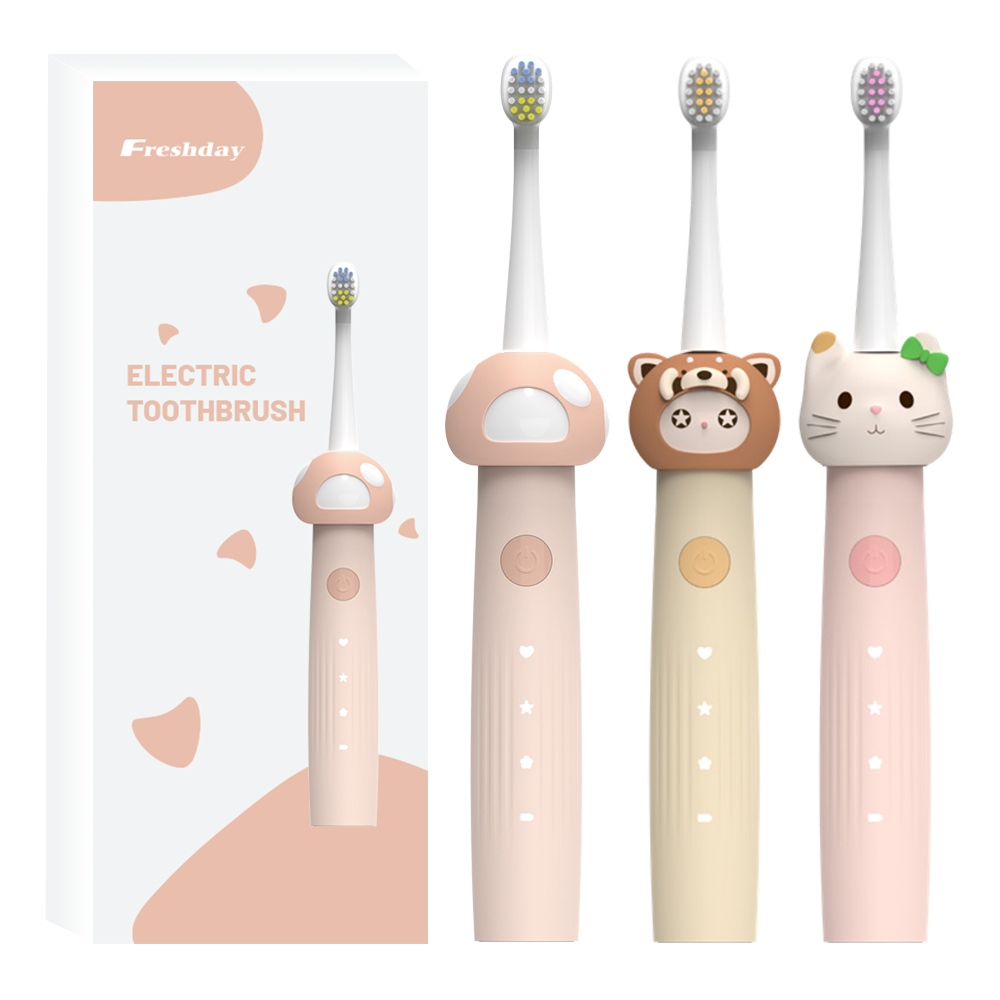 img of Kids Sonic Electric Toothbrush OEM Manufacturer for Ages 3-10 with Cartoon Design