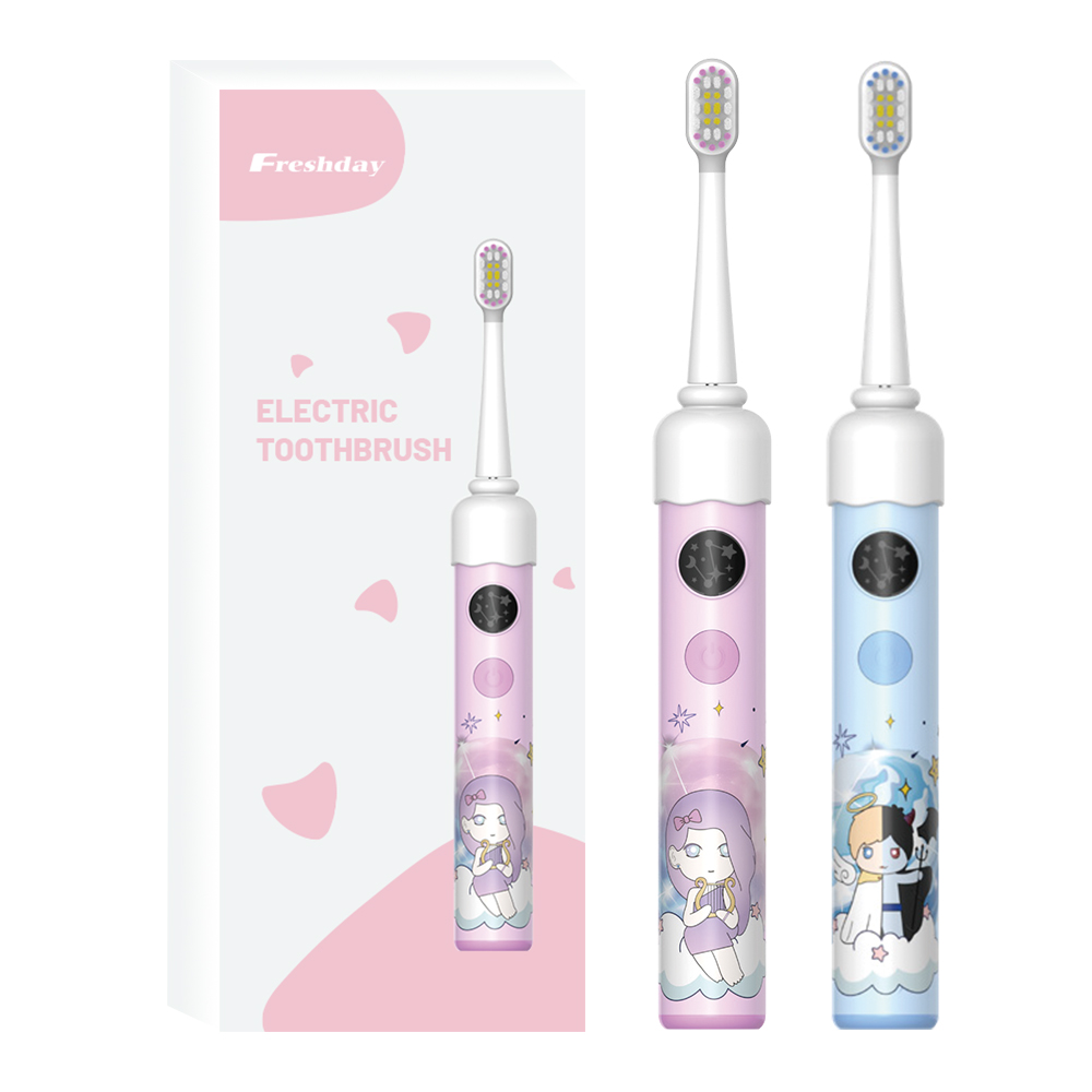 img of Kids Electric Toothbrush with Custom Pattern Printing OEM Manufacturer