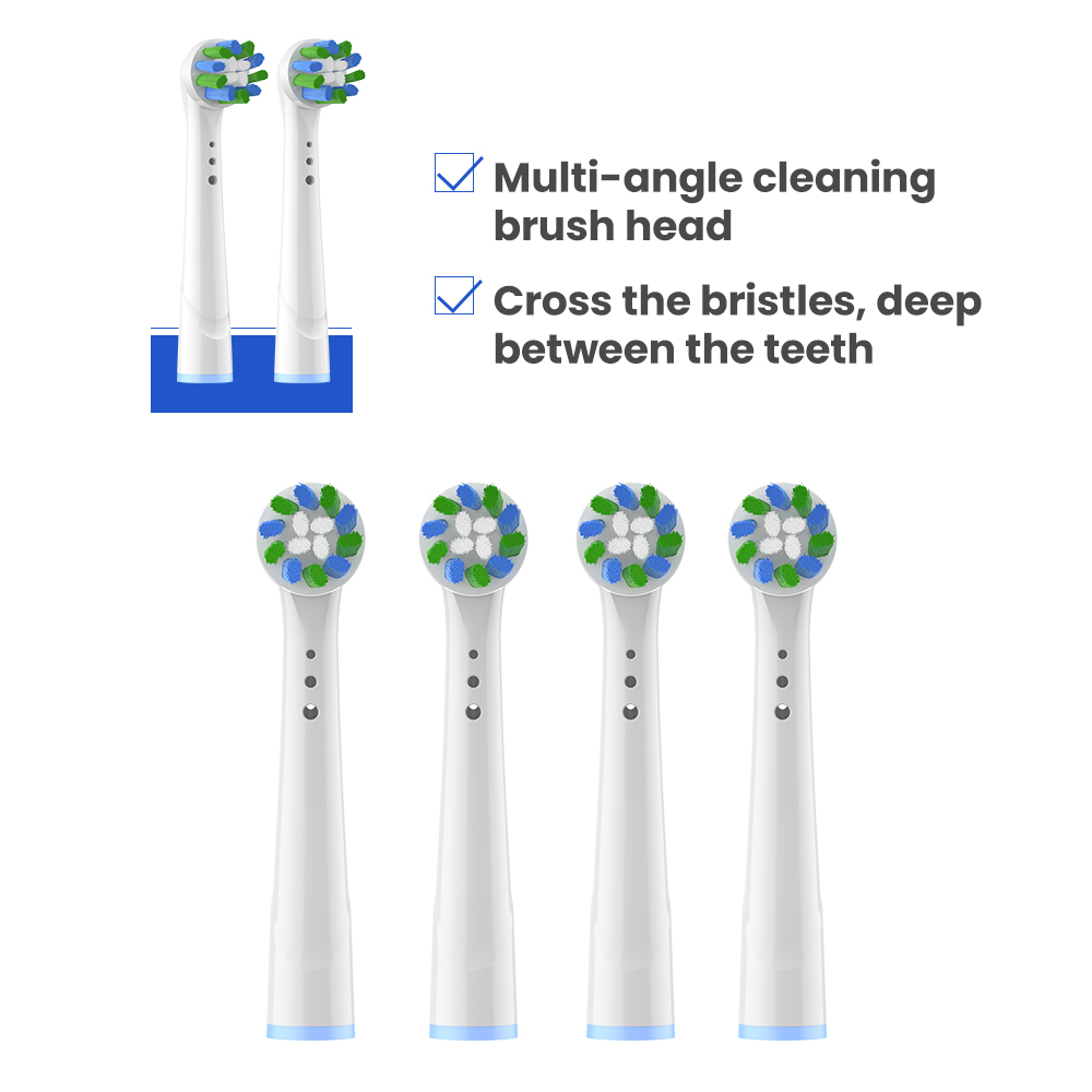 Custom Adult Changeable Electric Toothbrush Head Refill Rotating Toothbrush
