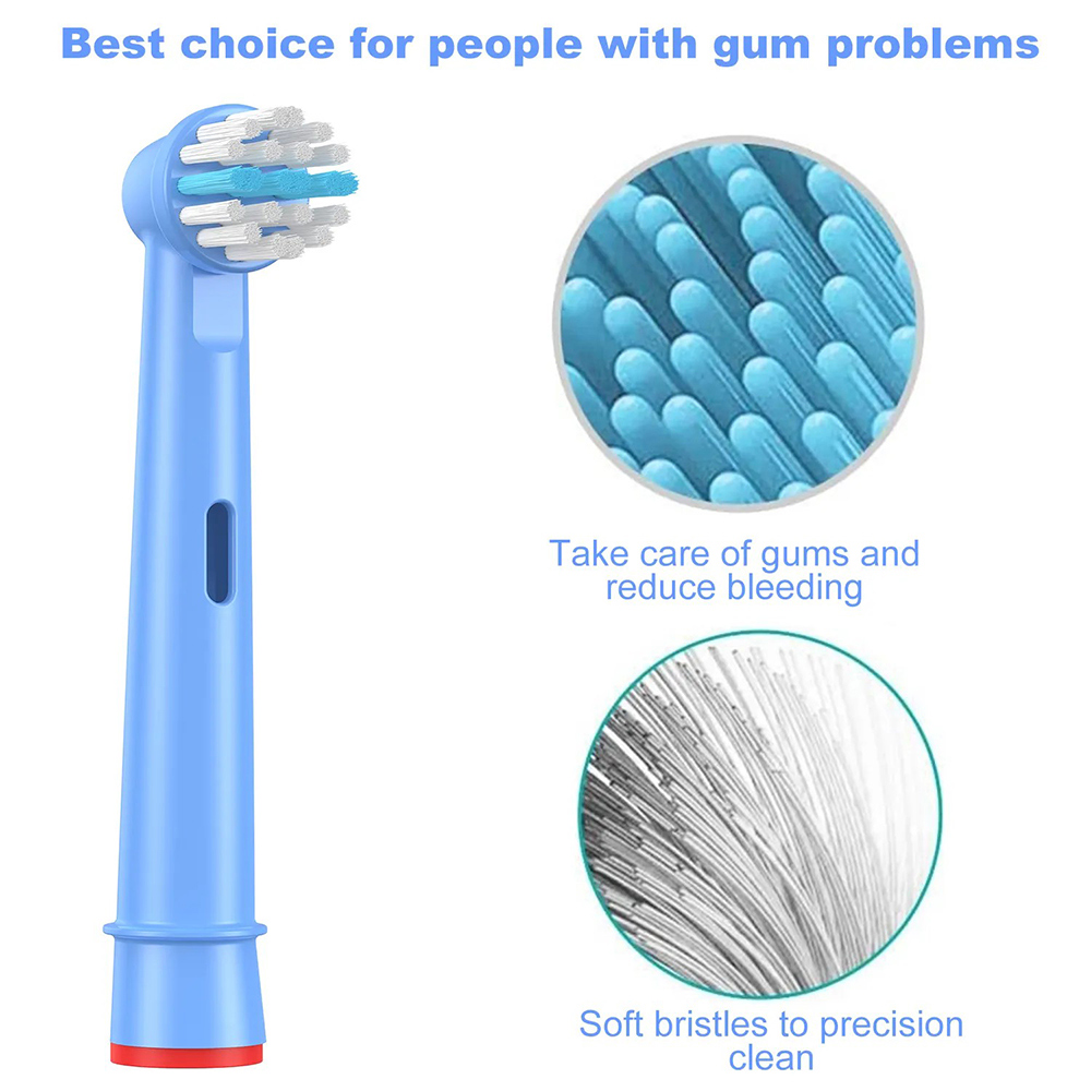ODM Factory Delivery 4 Pack Professional Electric Toothbrush Heads