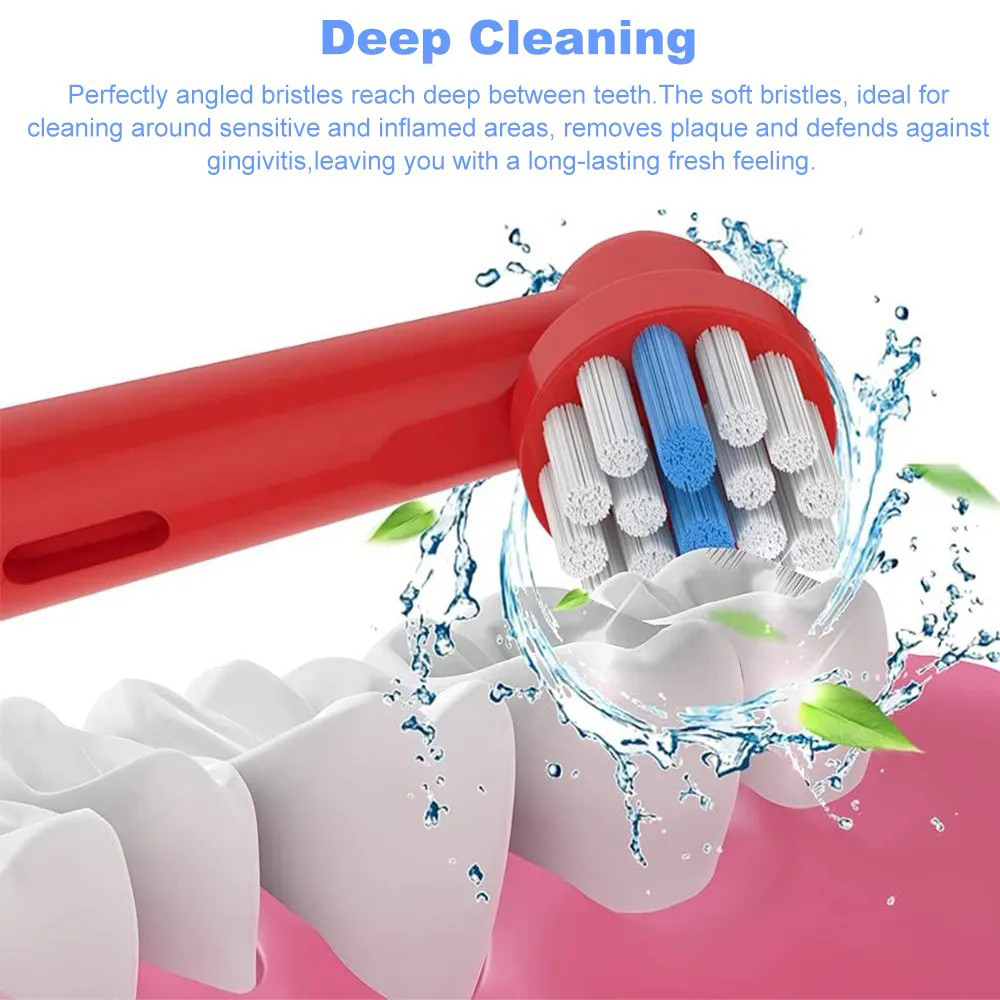 ODM Factory Delivery 4 Pack Professional Electric Toothbrush Heads