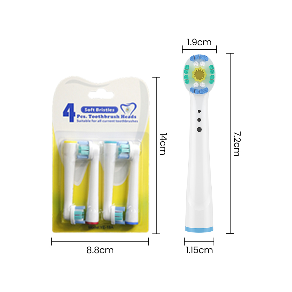 Wholesale DuPont Bristles Electric Toothbrush Heads Factory Direct