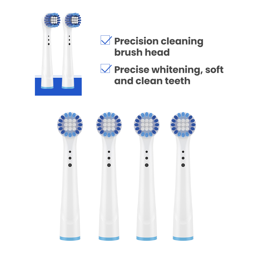 OEM Acceptable Deep and Precise Cleaning 4 Count Replacement Electric Toothbrush Head