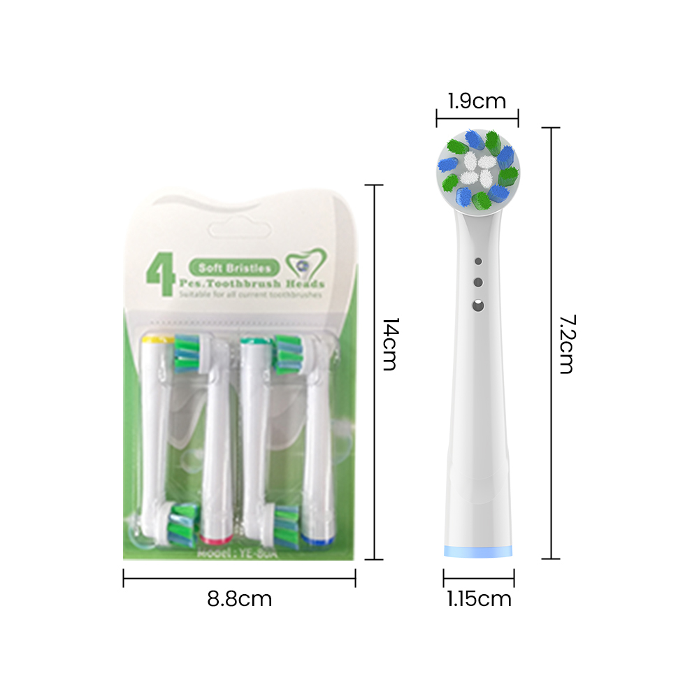 Custom Adult Changeable Electric Toothbrush Head Refill Rotating Toothbrush