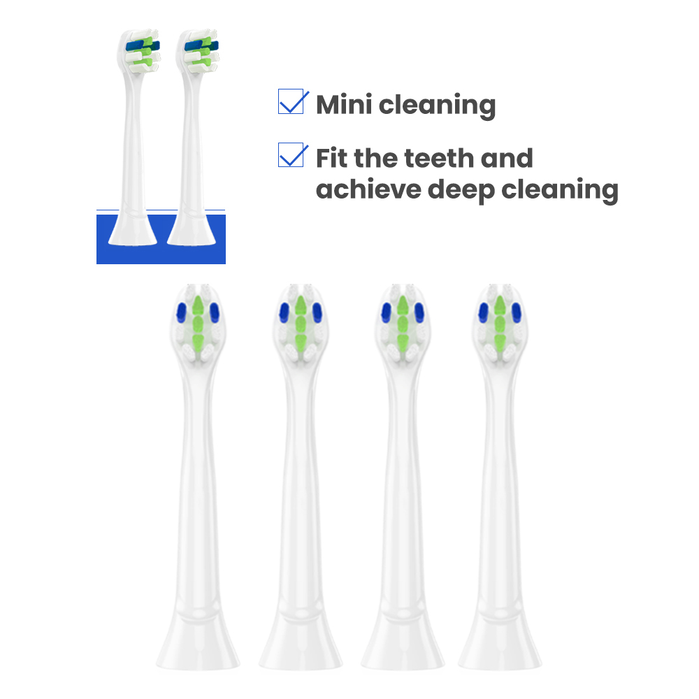 Customize Advanced DuPont Bristles Generic Sonic Replacement Brush Heads