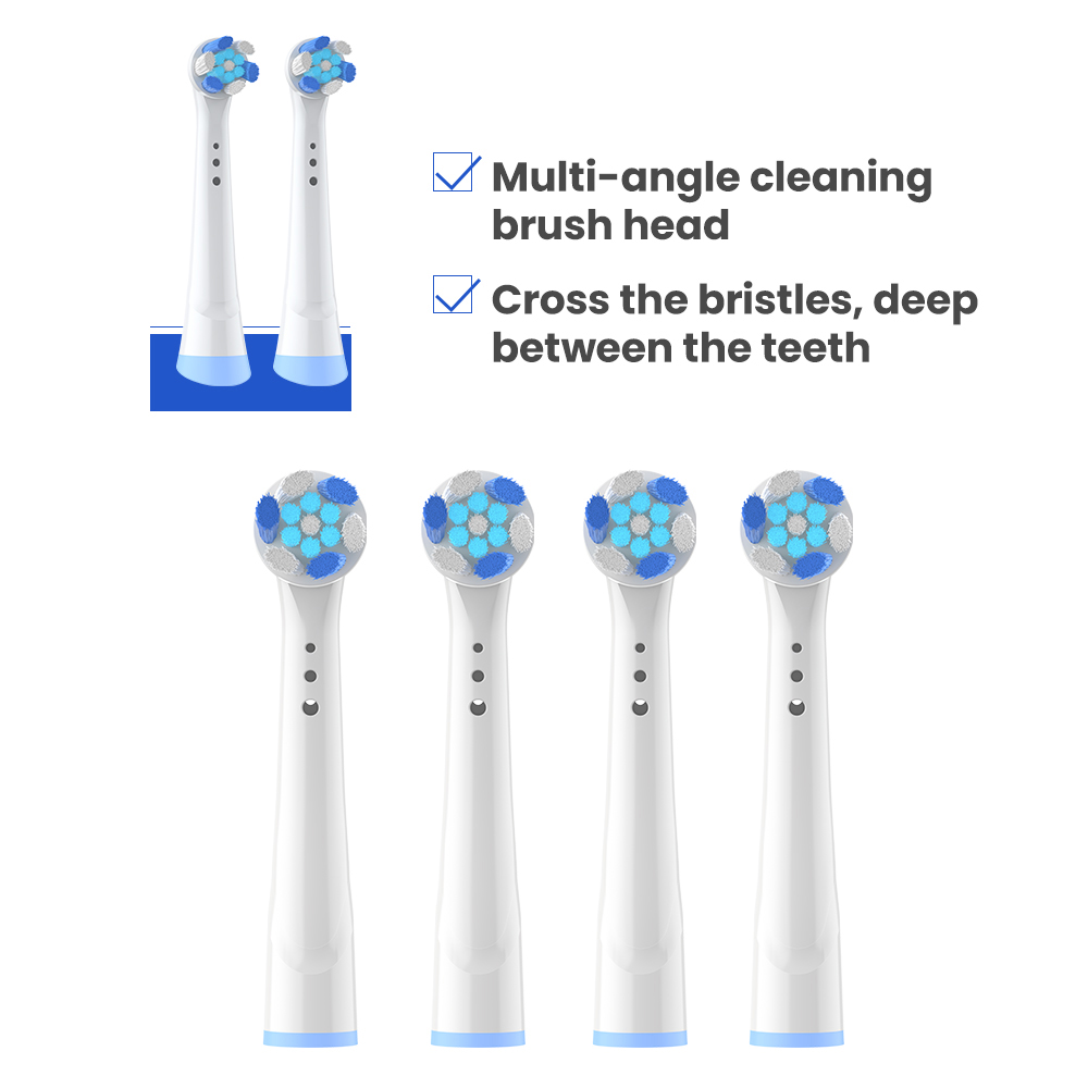 Oral Brush Medium Nylon Bristles Electric Toothbrush Replacement Head With Factory Price