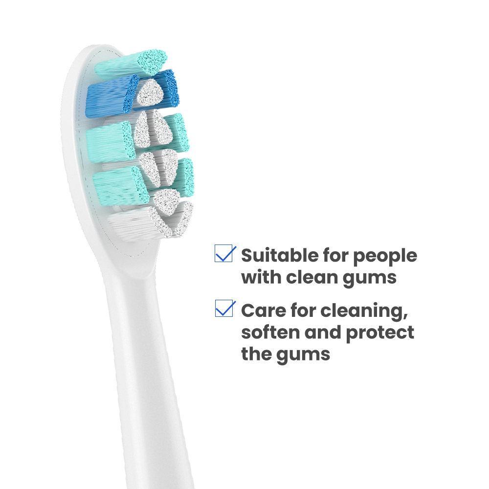 Factory Directly Sale Sonic Electric Snap-on Copper Free Toothbrush Head