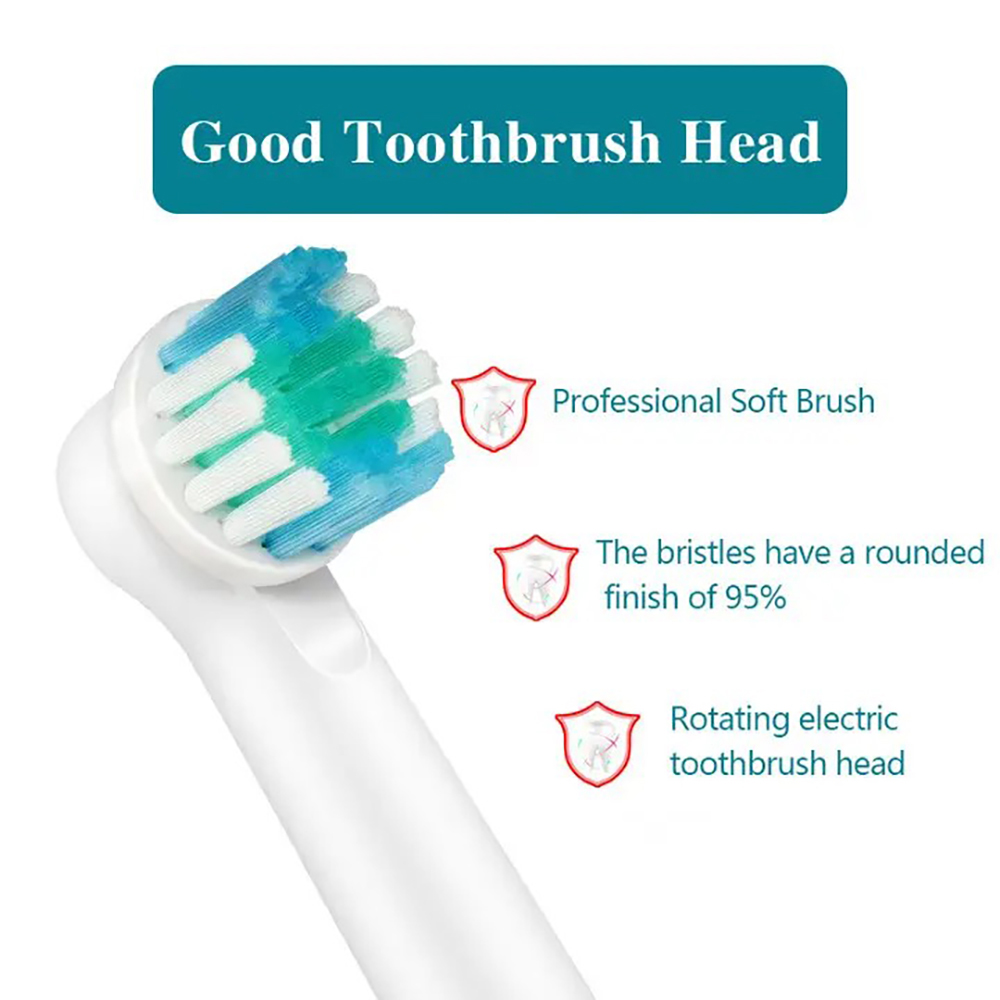 Wholesale Plaque Control Round Electric Toothbrush Head Refills Generic