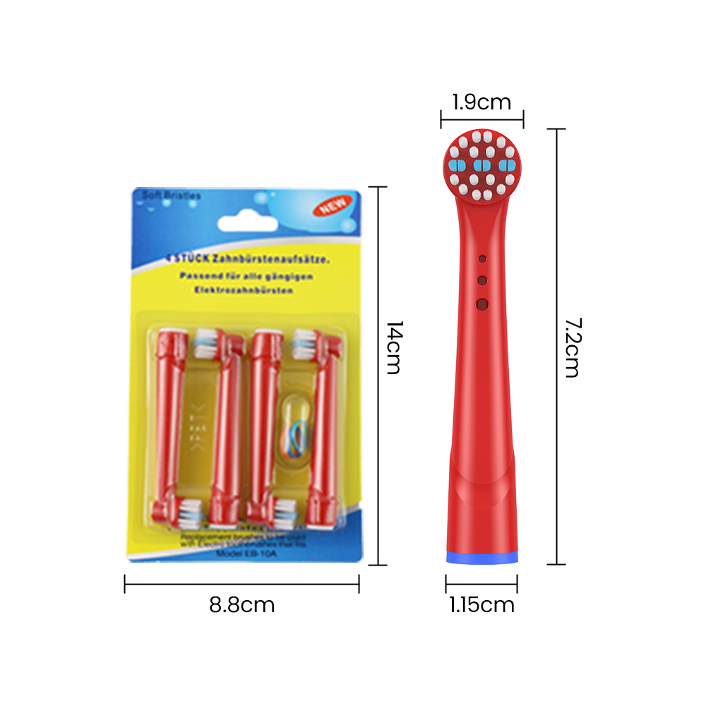 ODM Factory Delivery 4 Pack Professional Electric Toothbrush Heads
