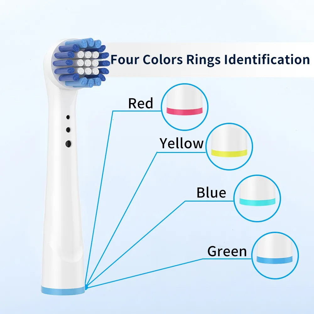 OEM Acceptable Deep and Precise Cleaning 4 Count Replacement Electric Toothbrush Head