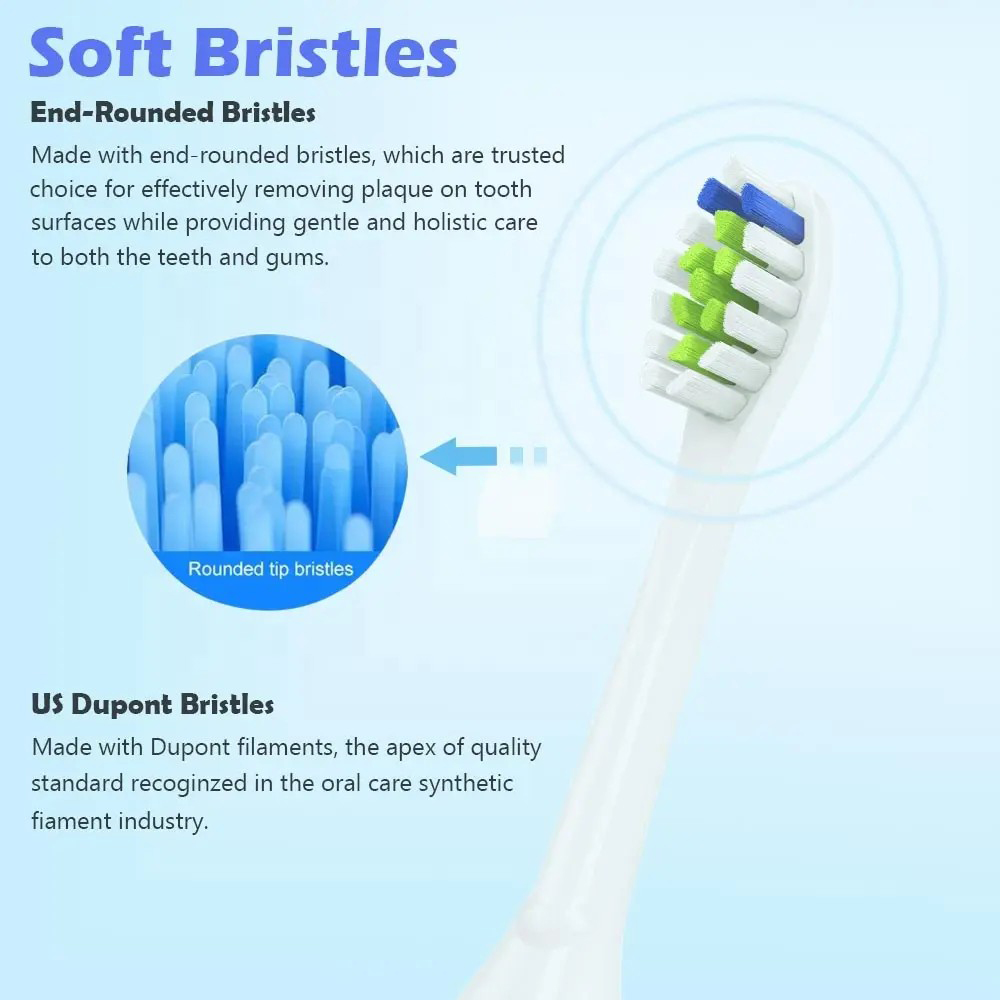 Wholesale Sonic Cleaning Power Replacement Toothbrush Heads