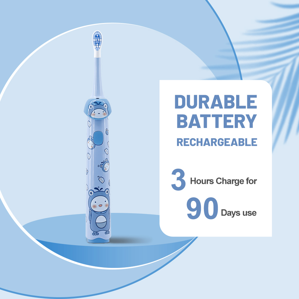 China Factory Custom Smart Cartoon Electric Toothbrush For Kids