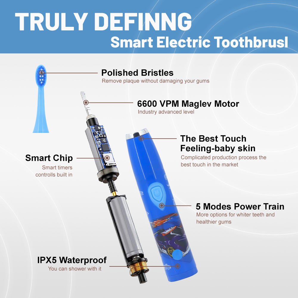 OEM Kids Battery Vibrating Electric Toothbrush Manufacturer