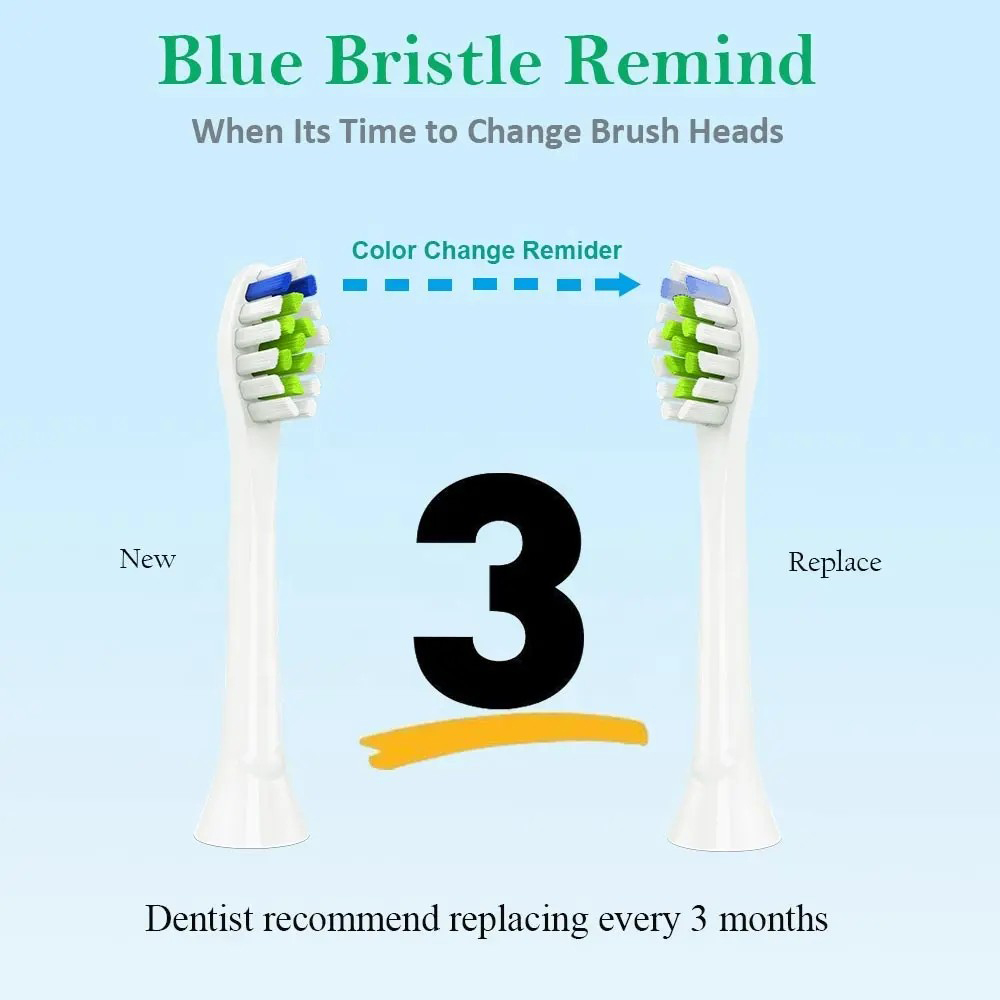 Wholesale Sonic Cleaning Power Replacement Toothbrush Heads