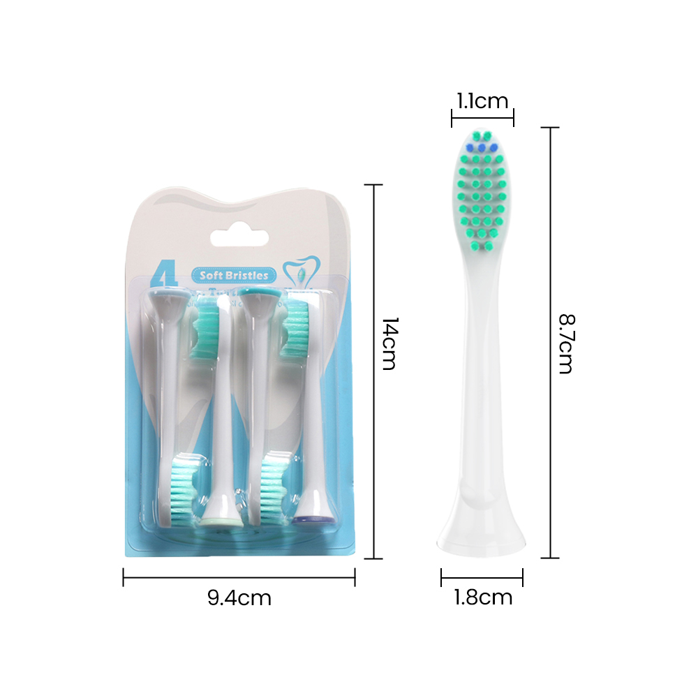 Factory Sale Sonic Electric Toothbrush Soft Bristle Replacement Brush Heads