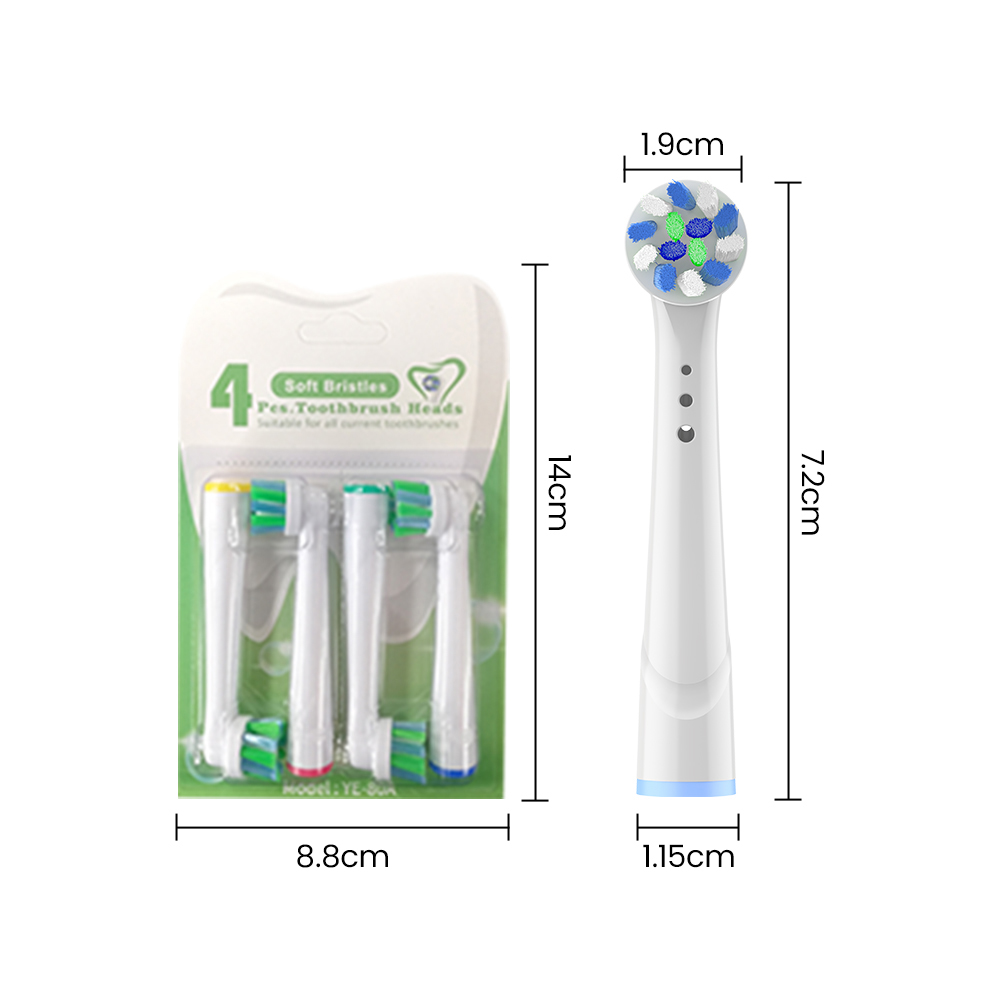 OEM Acceptable Deep Precise Cleaning Replacement Electric Toothbrush Head