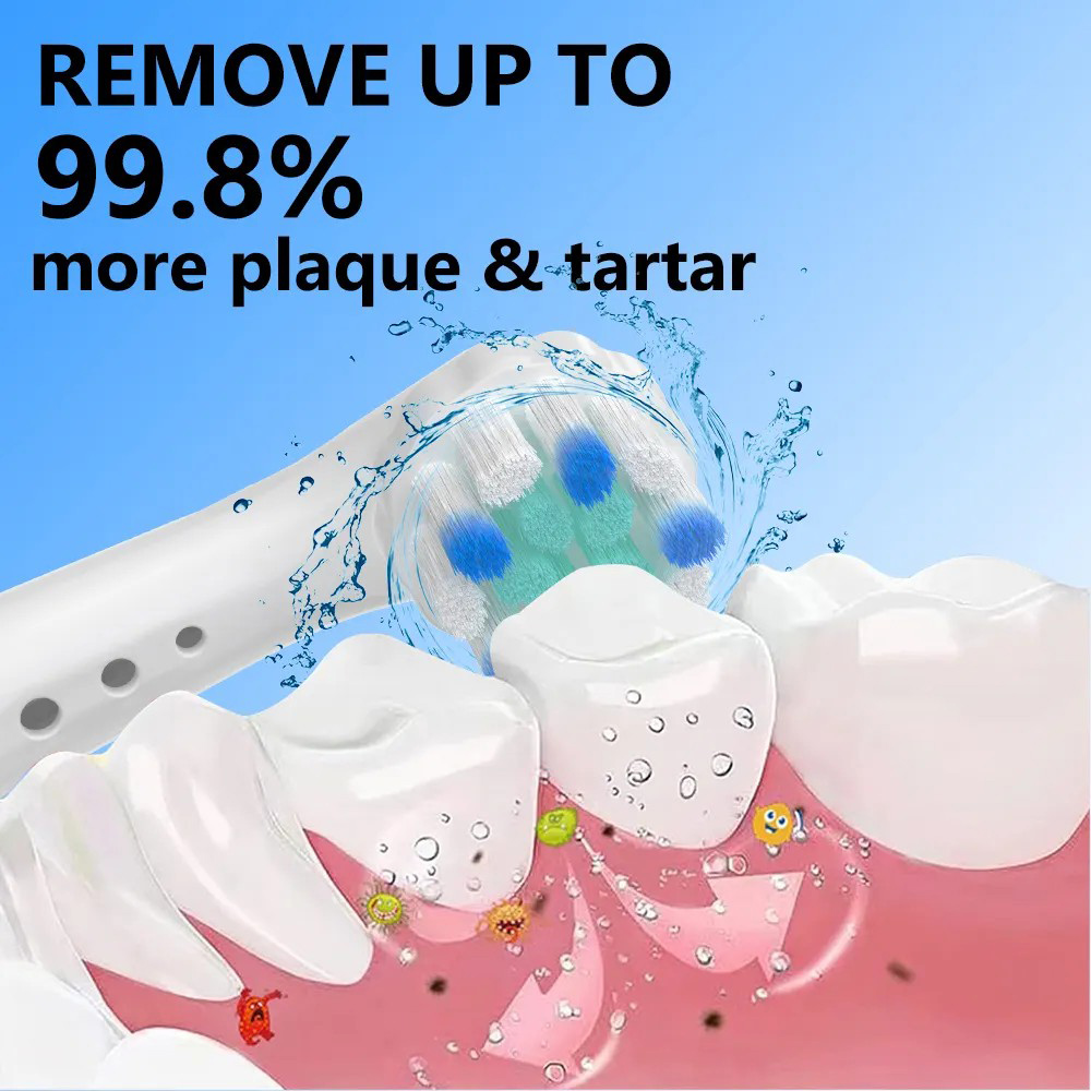 Electric Toothbrush Round Replacement Head for Oral Brush Supplier