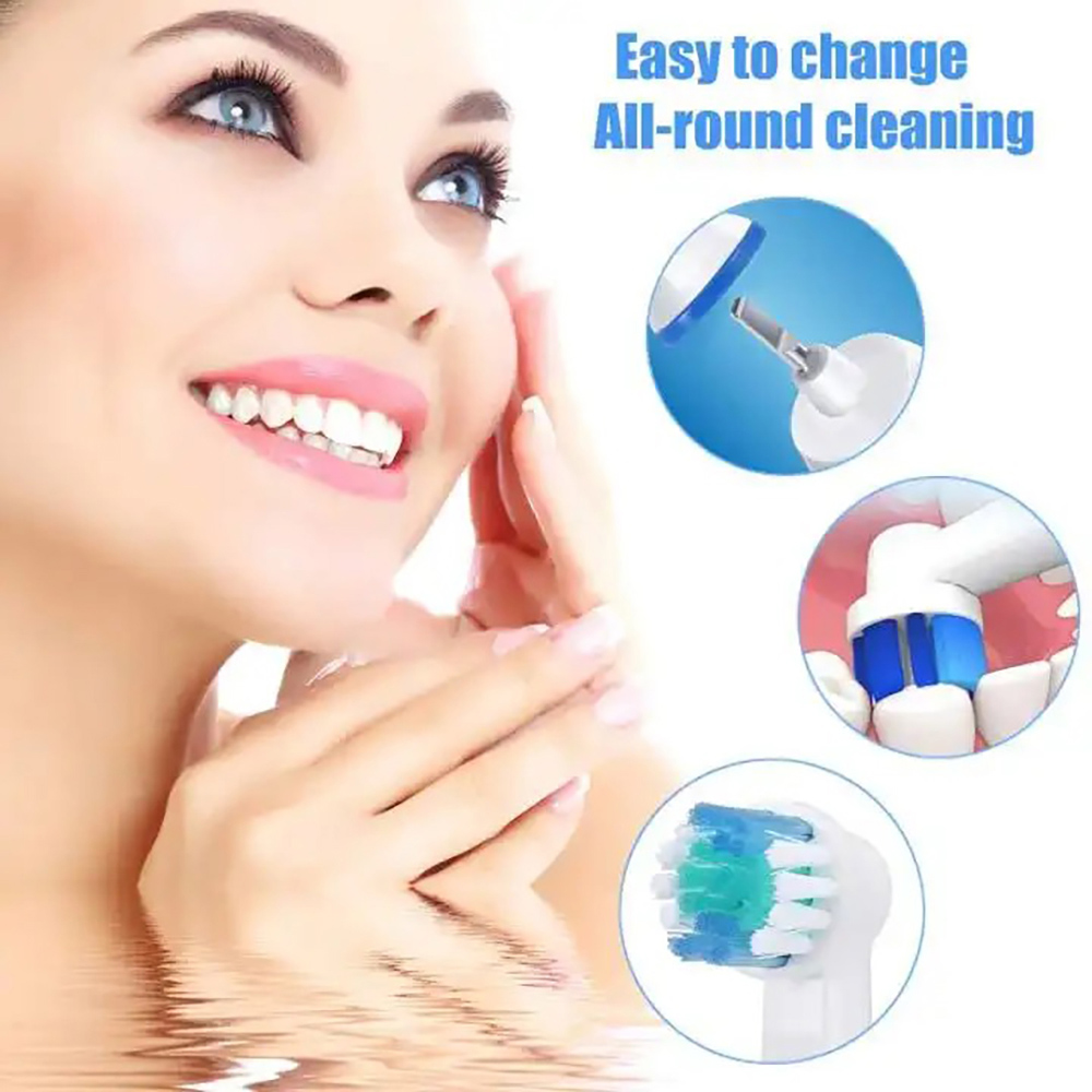 Wholesale Plaque Control Round Electric Toothbrush Head Refills Generic