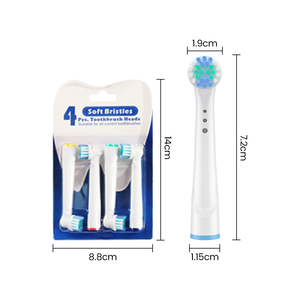 Wholesale Plaque Control Round Electric Toothbrush Head Refills Generic