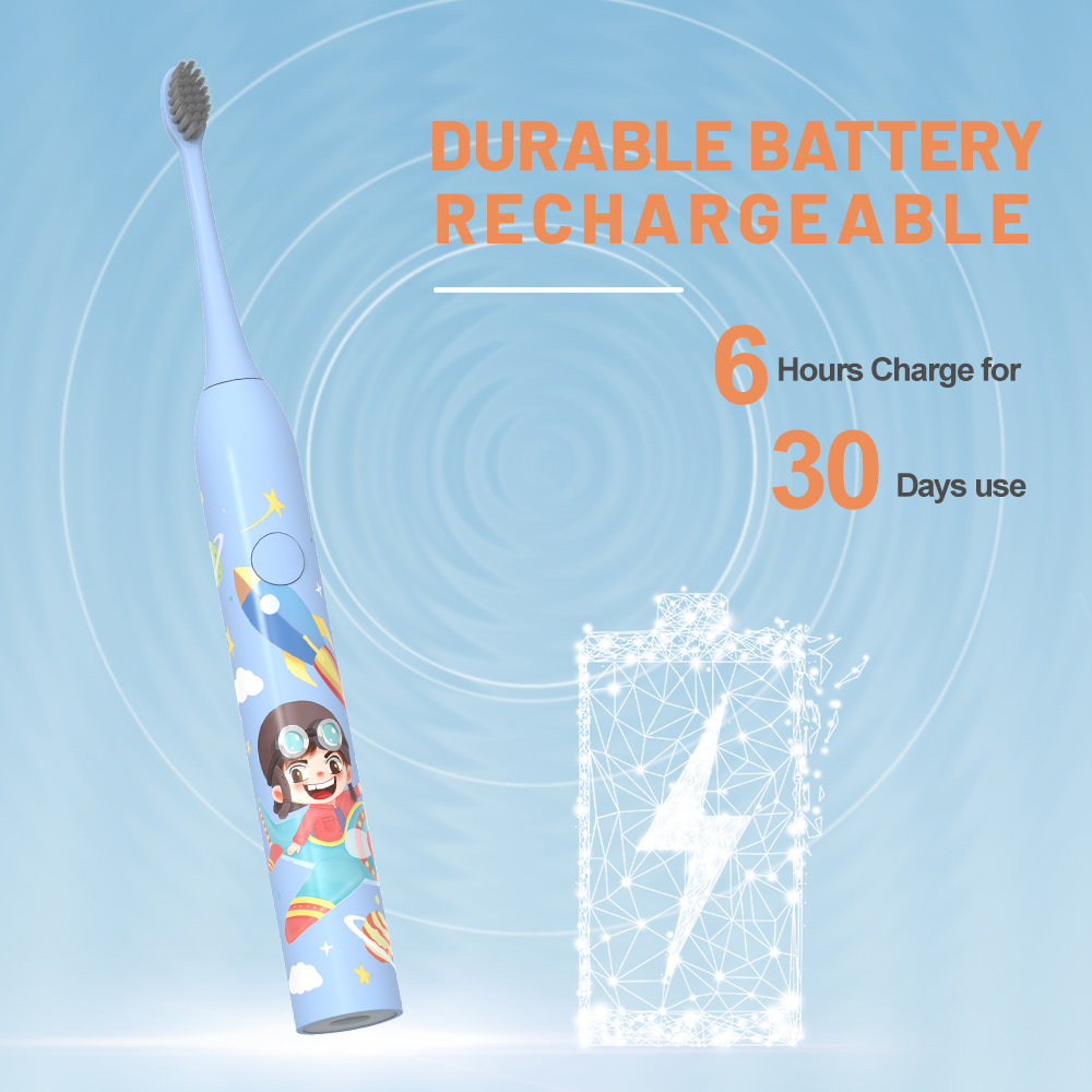 Wholesale Kids USB Rechargeable Smart Sonic Electric Toothbrush