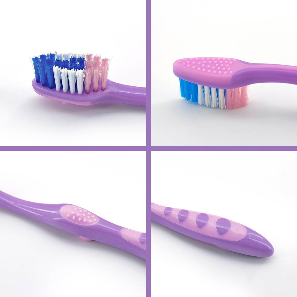 Wholesale OEM Kids Soft Toothbrush with Built-In Tongue Scraper