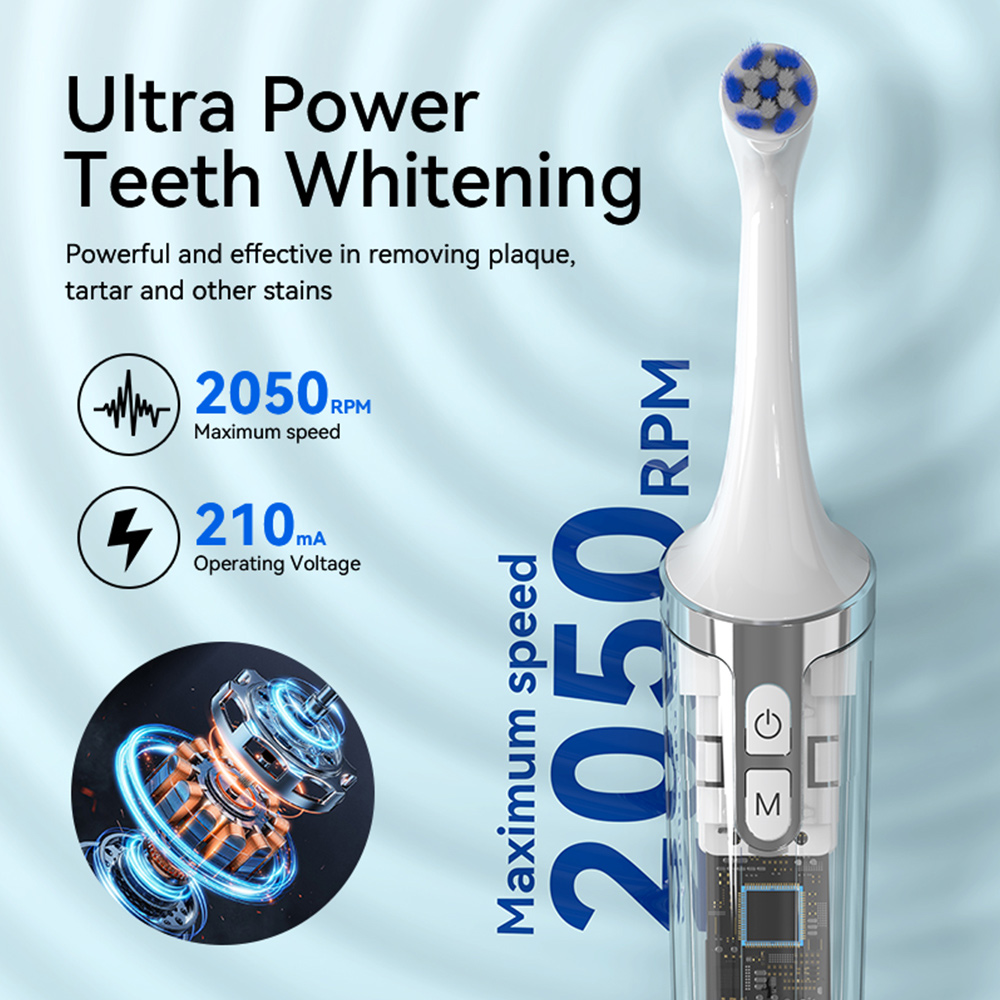 Portable Rechargeable Multifunctional Tooth Polisher Teeth Whitening Machine with Electric Toothbrush