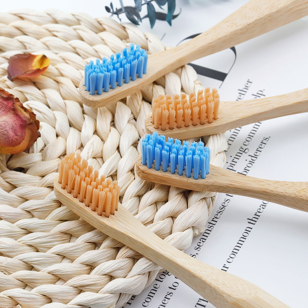 Wholesale Custom Wooden Biodegradable Bambo Eco- Friendly Toothbrush