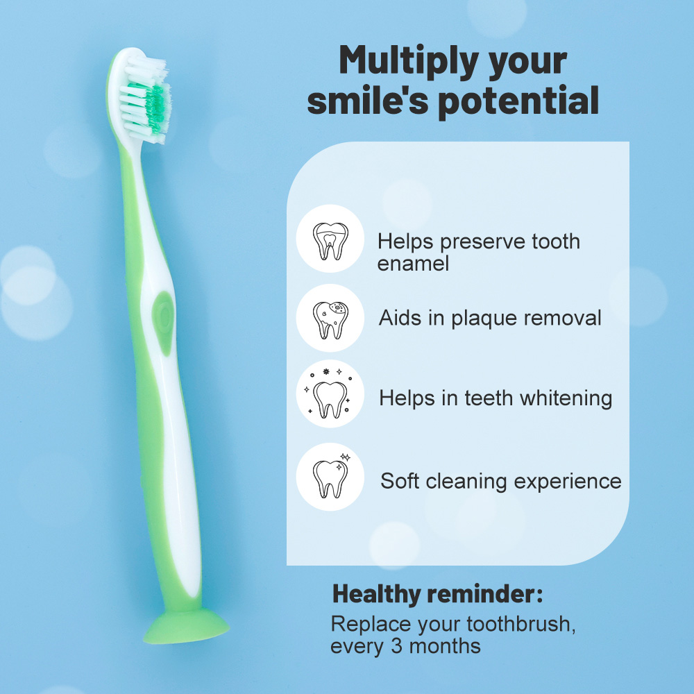 Bulk Buy Children Toothbrushes With Suction Base