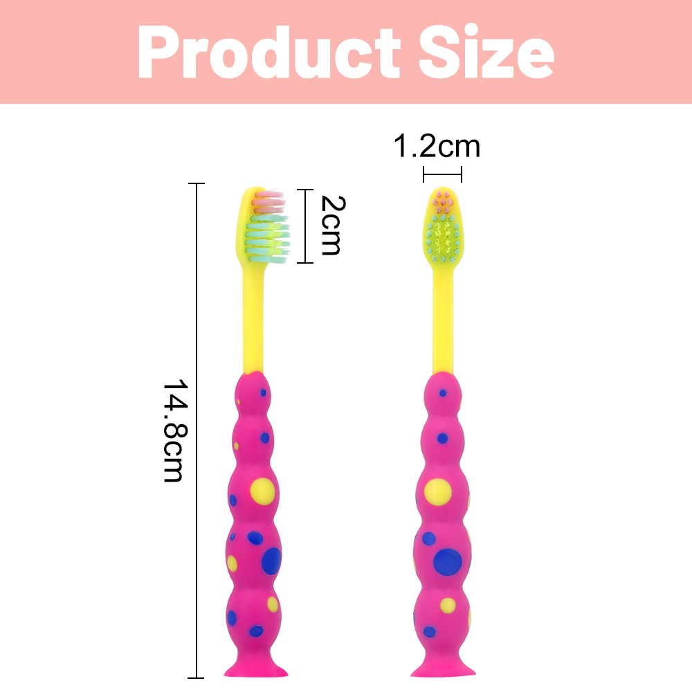 Wholesale Kids Toothbrush Soft Bristles Bubble Design with Suction