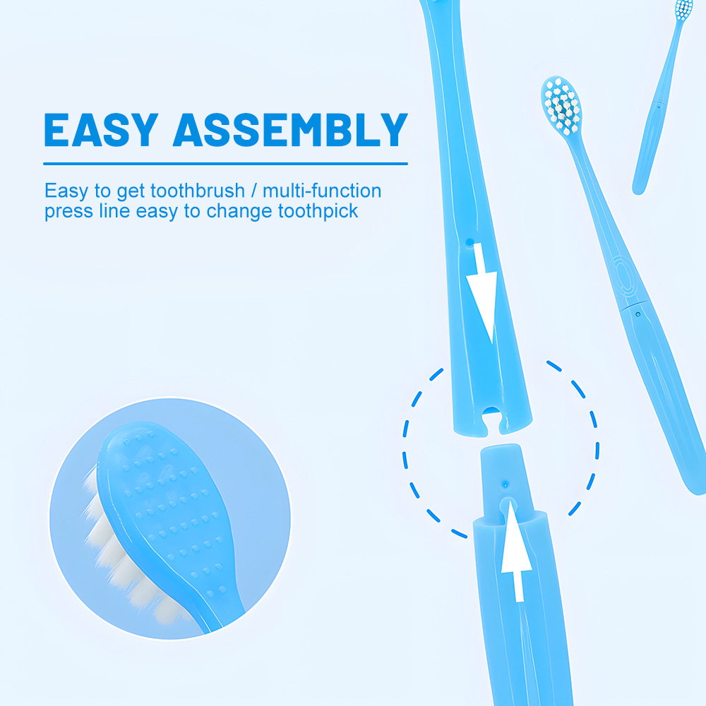 OEM Travel Toothbrush Set with Portable Case