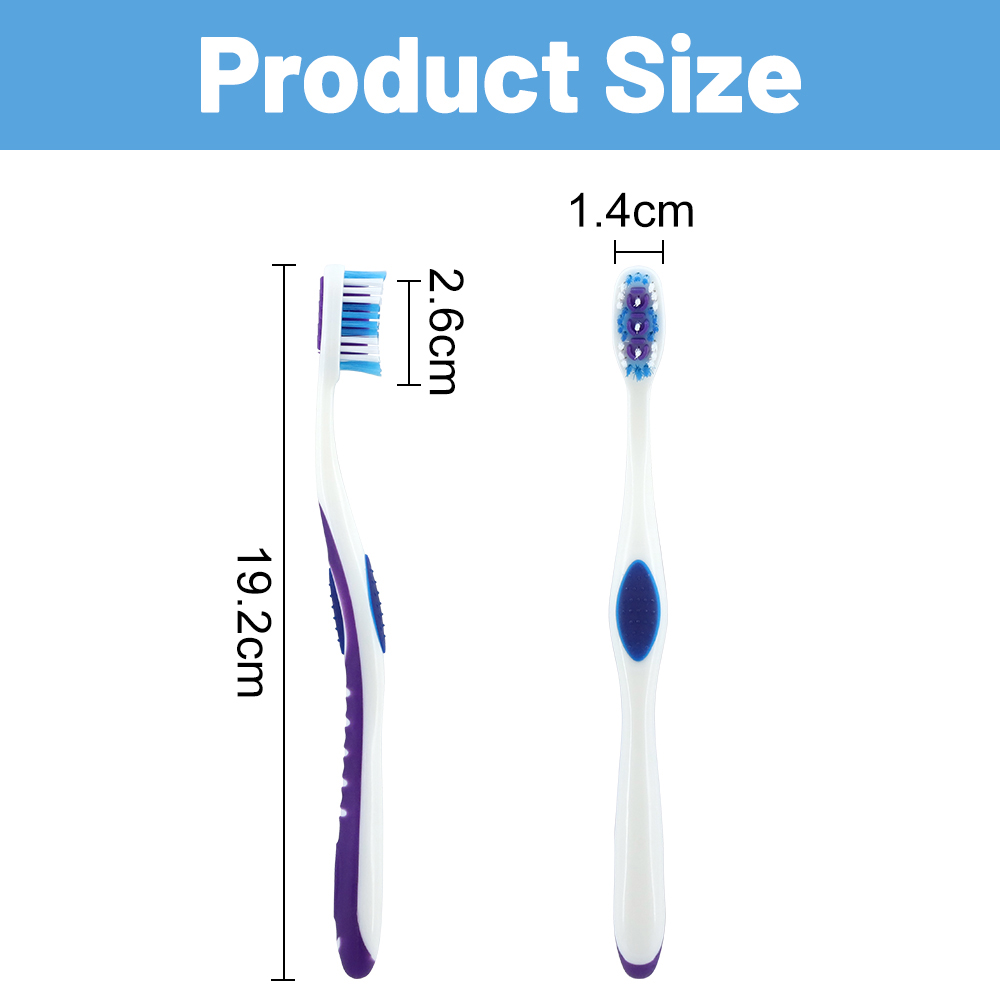 Wholesale Customized Mouthguard Medium Bristles Toothbrush For Adults