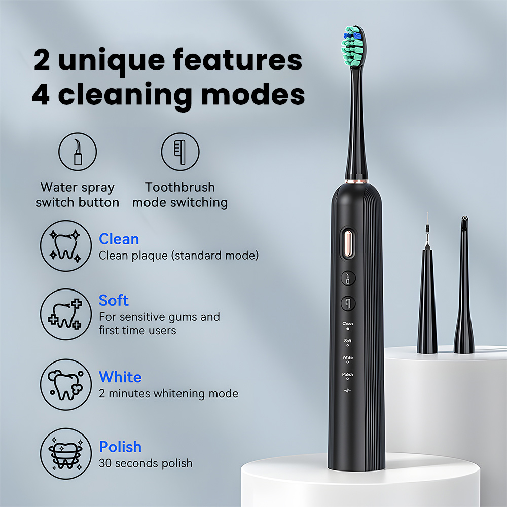 OEM 3-in-1 Multifunctional Sonic Electric Toothbrush with Water Flosser