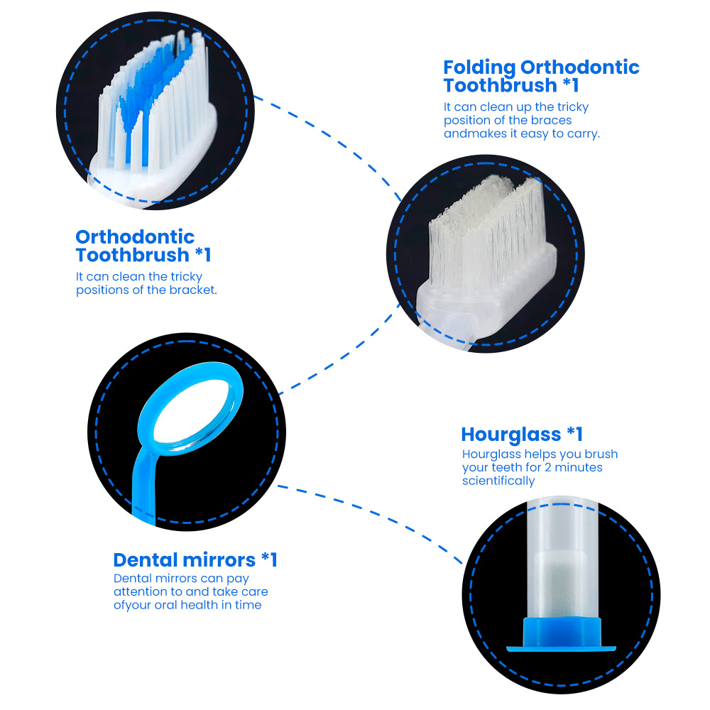 Orthodontic Dental Hygiene Toothbrush Kits