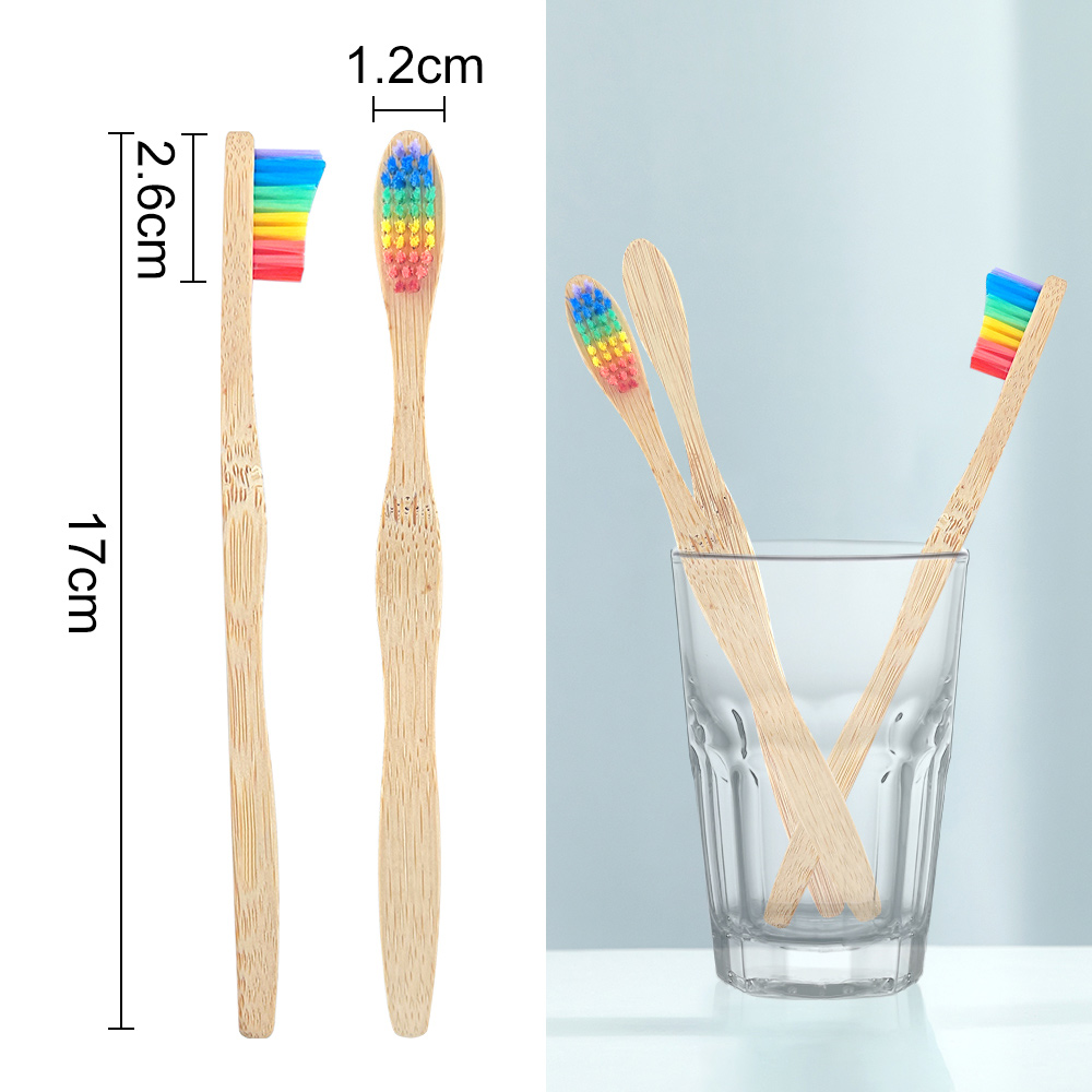 Biodegradable Bamboo Toothbrush With OEM Customize
