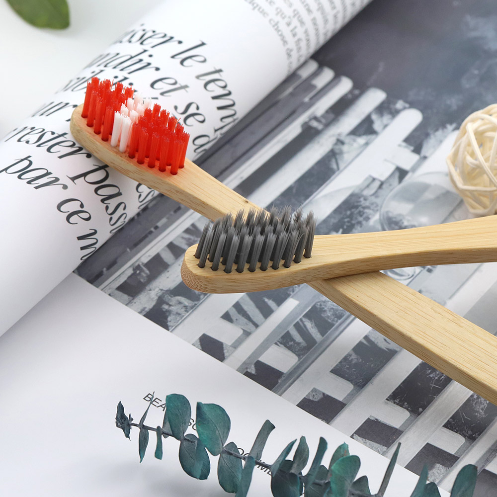 Personalized BPA-Free Biodegradable Bamboo Toothbrush For Adult & Kids