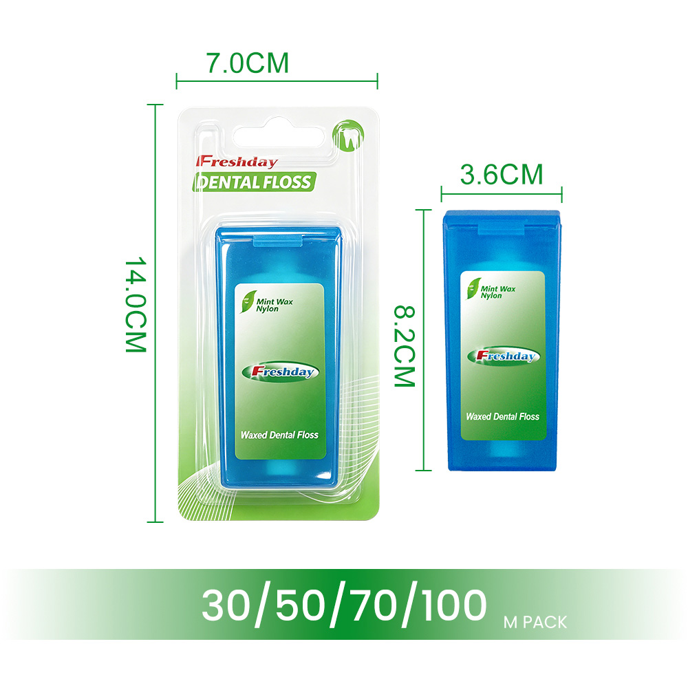 Bulk Waxed Dental Floss With Mint Flavor Manufacturer