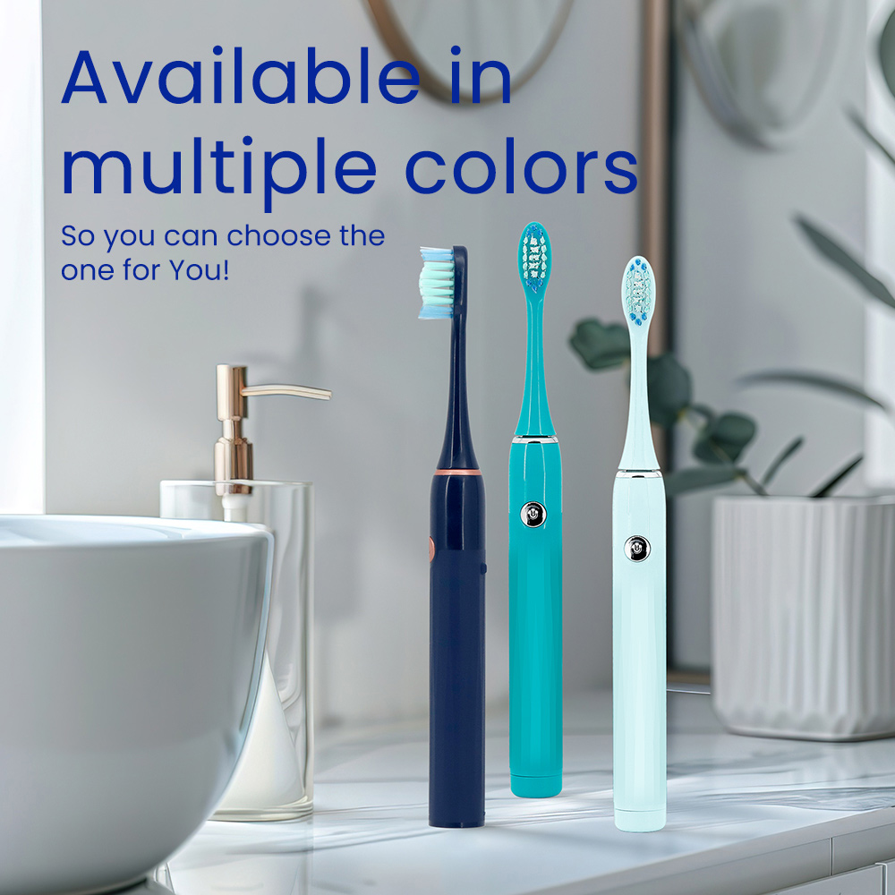 High Quality IPX5 Waterproof Sonic Electric Toothbrush with Medium Bristle For Adult