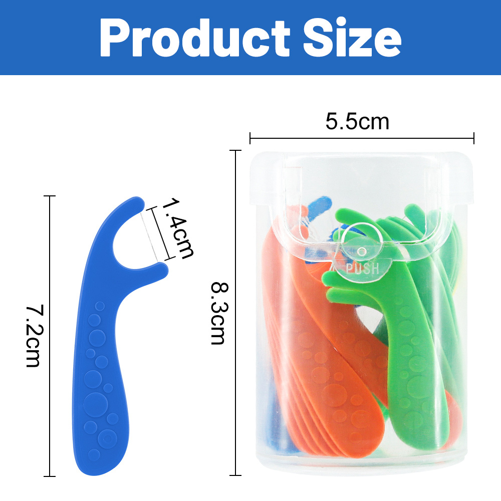 Private Label Customized Environmentally Friendly Floss Picks