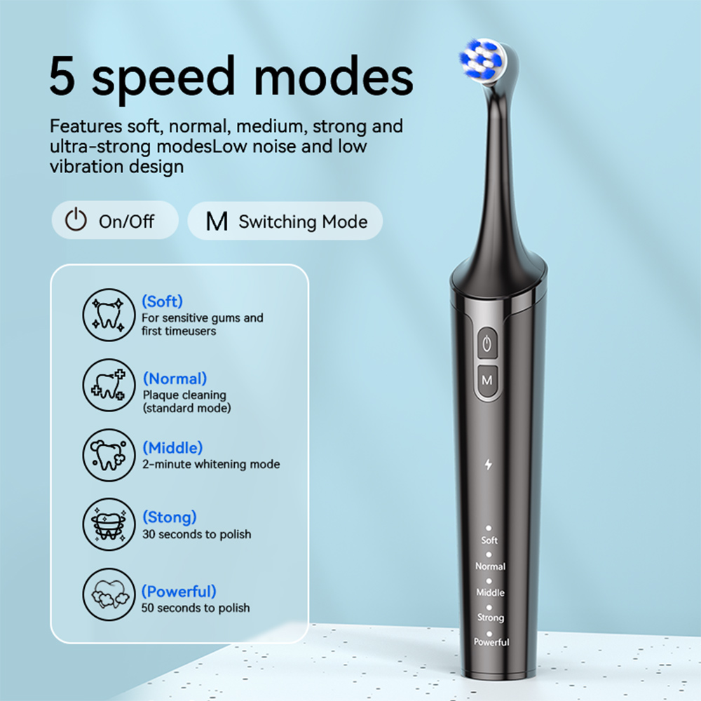 Portable Rechargeable Multifunctional Tooth Polisher Teeth Whitening Machine with Electric Toothbrush