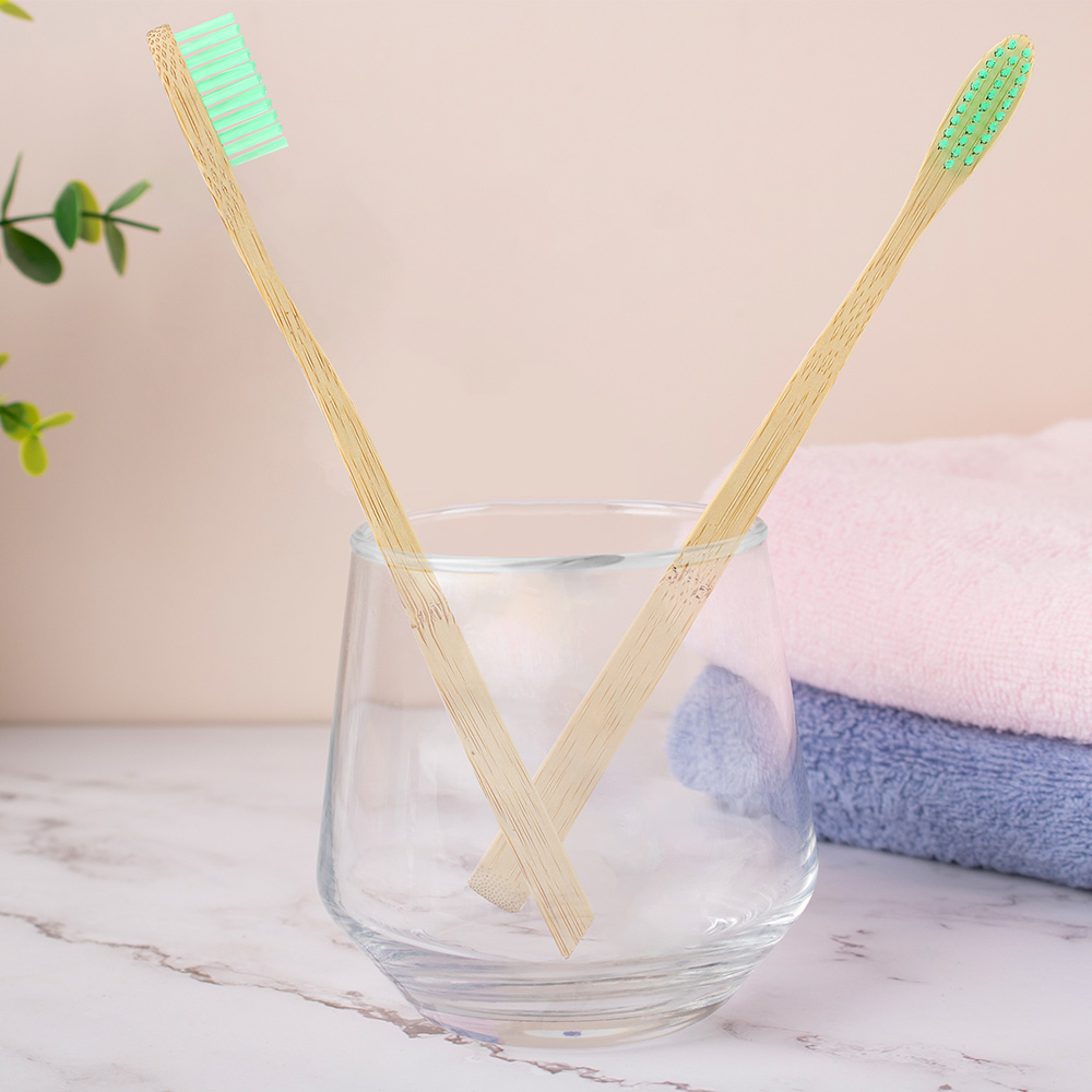 OEM Eco-Friendly Bamboo Reusable Toothbrush for Adults