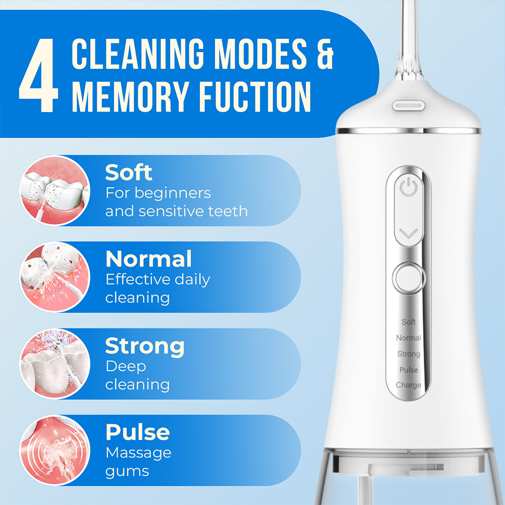 Portable Detachable Tank Dental Water Flosser for Private Label Branding