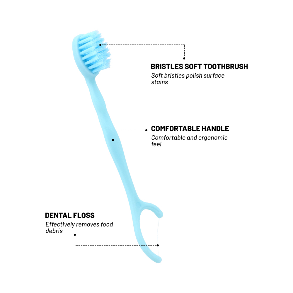 OEM 5-in-1Disposable Mini Toothbrushes with Toothpaste