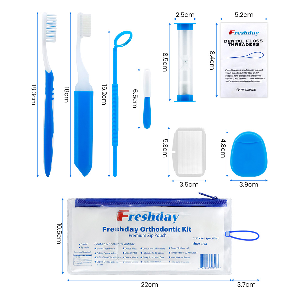 Orthodontic Dental Hygiene Toothbrush Kits